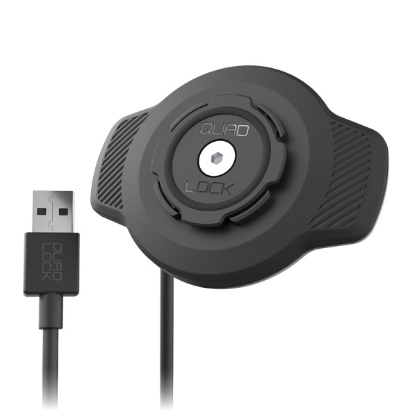 QUAD LOCK WIRELESS CHARGER ＆12V ADAPTOR Product Image - QLH-WP-